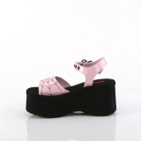 Rosa 6,5 cm DemoniaCult FUNN-10 zapatos plataforma lolita emo