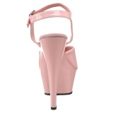 Rosa Charol 15 cm Pleaser KISS-209 Plataforma Tacones de Aguja