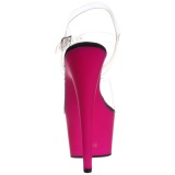 Rosa Neon 18 cm ADORE-708UV Tacn Alto Plataforma