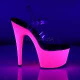 Rosa Neon 18 cm ADORE-708UV Tacn Alto Plataforma