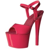 Rosa Neon 18 cm Pleaser SKY-309UV Plataforma Tacones de Aguja