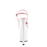 Rosa plataforma 20 cm FLAMINGO-809 tacn alto pleaser