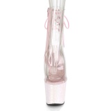 Rosa purpurina 18 cm UNICORN-1018C botines de pole dance