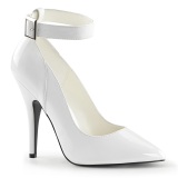 Tacones blancos 13 cm SEDUCE-431 Zapato de saln correa de tobillo