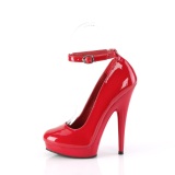 Tacones rojo 15 cm SULTRY-686 Zapato de saln correa de tobillo