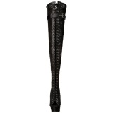 Tela de Encaje 15 cm DELIGHT-3025ML Botas Altas Plataforma