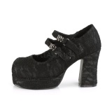 Tela de Encaje 9,5 cm DemoniaCult GOTHIKA-09 zapatos plataforma lolita