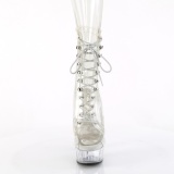 Transparente 15 cm DELIGHT-1021C botines de striptease