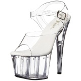 Transparente 18 cm Pleaser ADORE-708LS Tacn Alto Plataforma