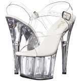 Transparente 18 cm Pleaser ADORE-708LS Tacn Alto Plataforma