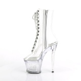 Transparente 18 cm SPECTATOR-1040C botines de striptease