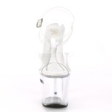 Transparente 18 cm TIPJAR-708RAD sandalias stripper con plataforma