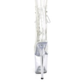 Transparente 20 cm FLAMINGO-1020C botas plataforma exotic pole dance