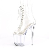 Transparente 20 cm FLAMINGO-1021C botas plataforma exotic pole dance