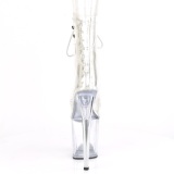 Transparente 20 cm FLAMINGO-1021C botas plataforma exotic pole dance