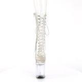 Transparente 20 cm FLAMINGO-1050C botas plataforma exotic pole dance