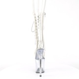 Transparente 20 cm FLAMINGO-1050C botas plataforma exotic pole dance