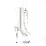 Transparente 20 cm FLAMINGO-1050C botas plataforma exotic pole dance