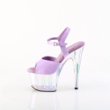 Transparentes plataforma 18 cm ADORE-709HT Lavanda sandalias tacn alto