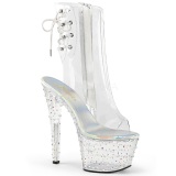 Traslucido 15 cm STARDANCE-1018C-7 botines con suela plataforma mujer