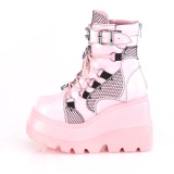 Vegan 11,5 cm SHAKER-602 lolita botines cua alta plataforma