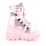 Vegan 11,5 cm SHAKER-602 lolita botines cua alta plataforma