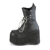 Vegano 11,5 cm KERA-130 demoniacult botines alternativo plataforma negro