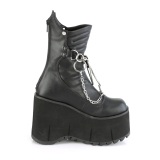 Vegano 11,5 cm KERA-130 demoniacult botines alternativo plataforma negro