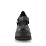 Vegano 11,5 cm SHAKER-23 demoniacult zapatos alternativo plataforma negro