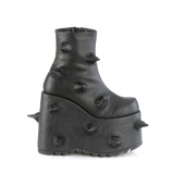 Vegano 18 cm SLAY-77 demoniacult botines alternativo plataforma negro