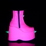 Vegano 18 cm SLAY-77 demoniacult botines alternativo plataforma neon