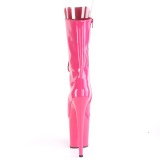 Vegano 20 cm FLAMINGO-1051 botas de plataforma y punta abierta pink