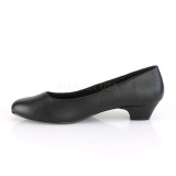 Vegano 3 cm GWEN-01 zapatos de saln para hombres y drag queens negros