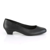 Vegano 3 cm GWEN-01 zapatos de saln para hombres y drag queens negros