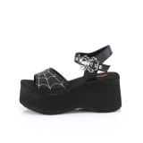 Vegano 6,5 cm DemoniaCult FUNN-10 zapatos plataforma lolita emo