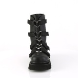 Vegano 6,5 cm RENEGADE-50 demoniacult botines alternativo plataforma negro