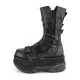 Vegano 7,5 cm NEPTUNE-210 botas demoniacult - botas plataforma unisex