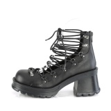 Vegano 7 cm BRATTY-32 demoniacult zapatos alternativo plataforma negro