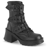 Vegano 7 cm DemoniaCult BRATTY-118 plataforma botines chunky tacones