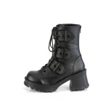 Vegano 7 cm DemoniaCult BRATTY-118 plataforma botines chunky tacones