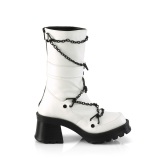 Vegano 7 cm DemoniaCult BRATTY-120-2 plataforma botas chunky tacones