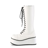 Vegano 8,5 cm TRASH502 cyberpunk plataforma botas hasta la rodilla hombre blanco