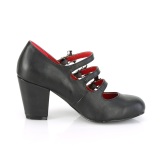 Vegano 8 cm VIVIKA-38-2 zapatos de saln maryjane con alas de murcilago