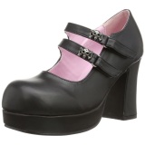 Vegano 9,5 cm DemoniaCult GOTHIKA-09 zapatos plataforma lolita