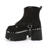 Vegano 9 cm ASHES-100 botines demoniacult plataforma