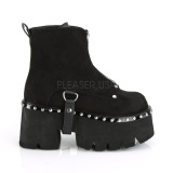 Vegano 9 cm ASHES-100 botines demoniacult plataforma