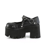 Vegano 9 cm ASHES-33 demoniacult zapatos alternativo plataforma negro