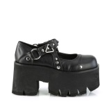 Vegano 9 cm ASHES-33 demoniacult zapatos alternativo plataforma negro