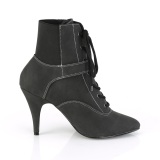 Vegano negro 10 cm DREAM-1022 botines de tobillo para travestis