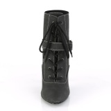 Vegano negro 10 cm DREAM-1022 botines de tobillo para travestis